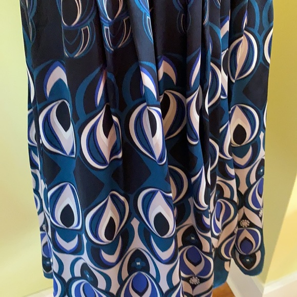 Ted Baker Graphic Silk Spaghetti Strap Dress - Picture 7 of 16
